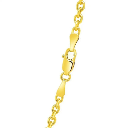 14k Diamond Cut Cable Link Chain (2.60 mm)