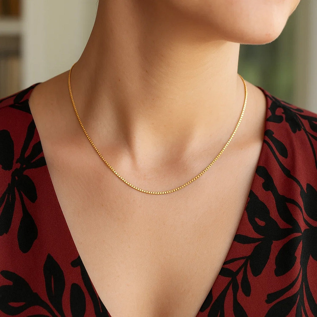 14k Classic Box Chain