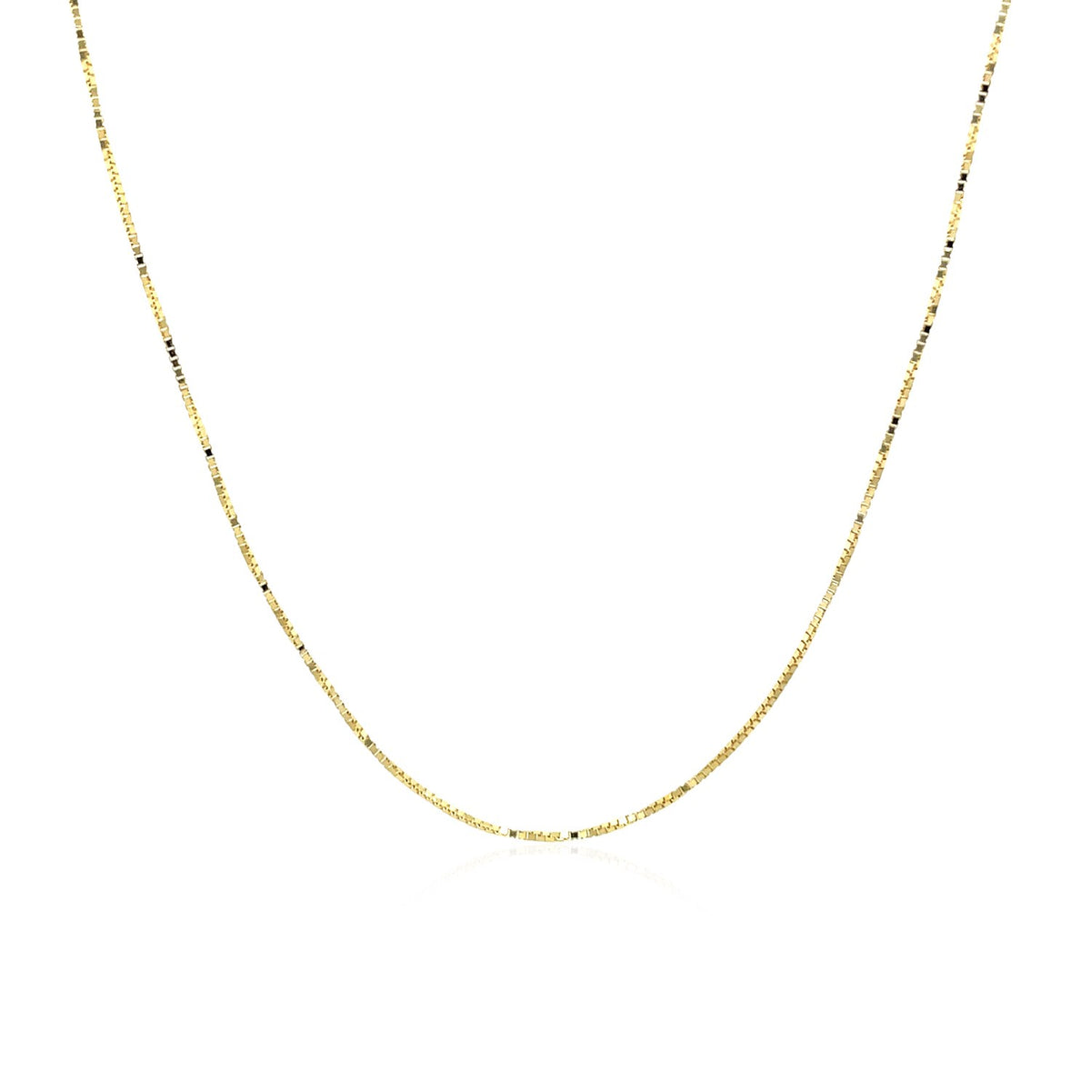 18k Box Chain 0.6mm (0.60 mm)