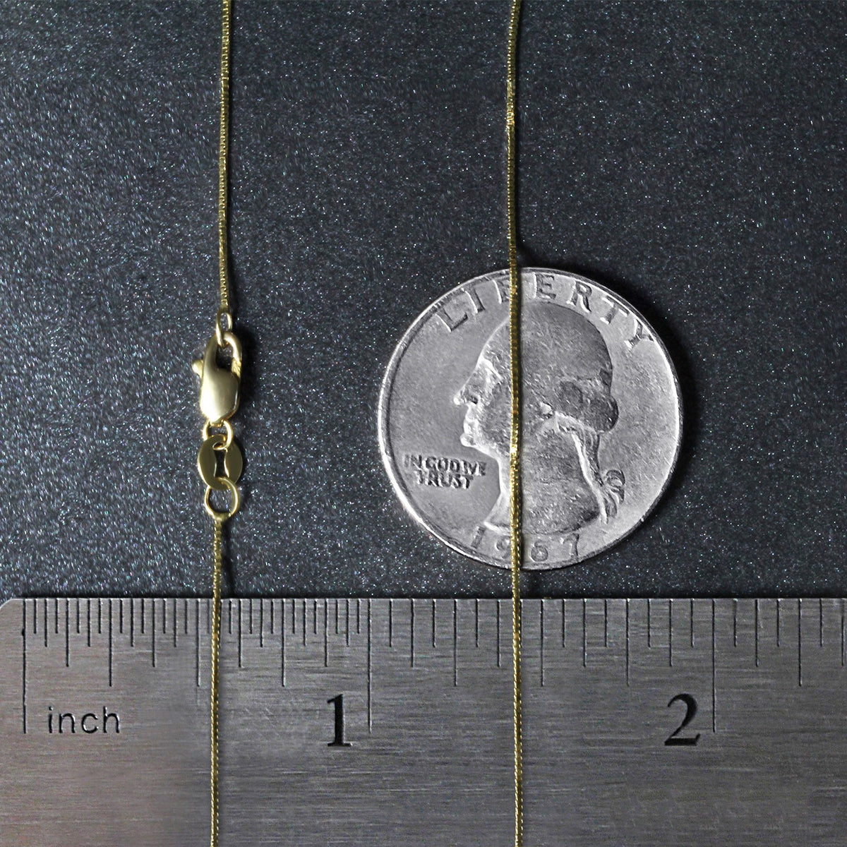 18k Box Chain 0.6mm (0.60 mm)