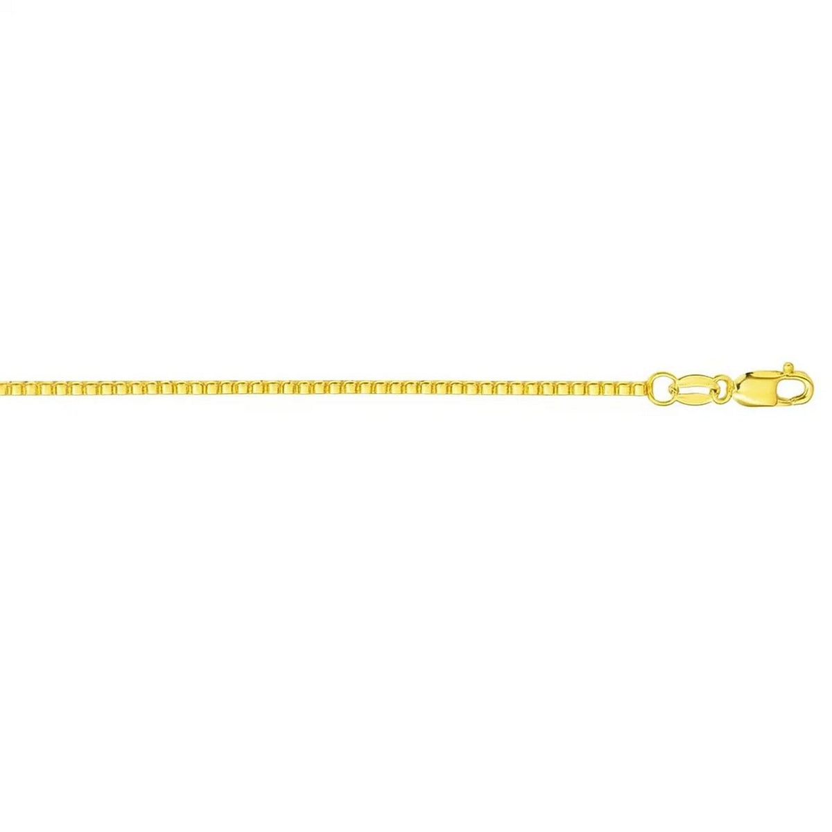 14k Octagonal Box Chain (1.00 mm)