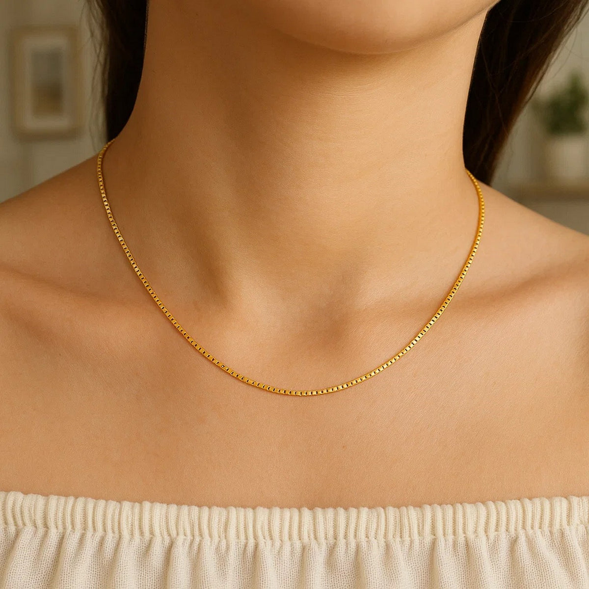 14k Classic Box Chain