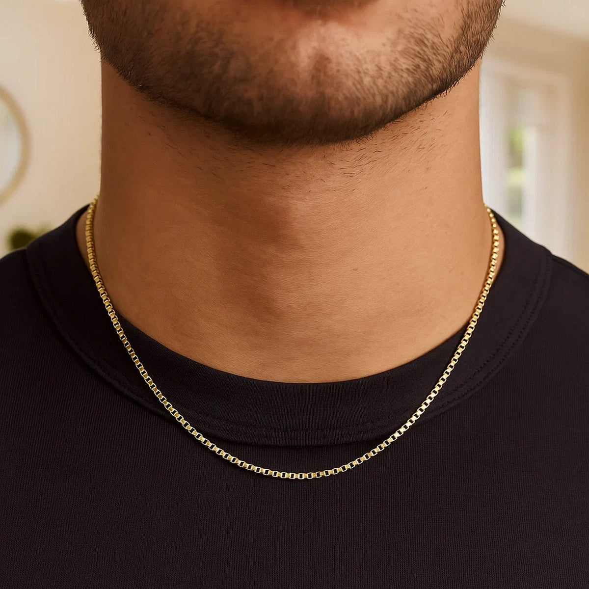 14k Classic Box Chain
