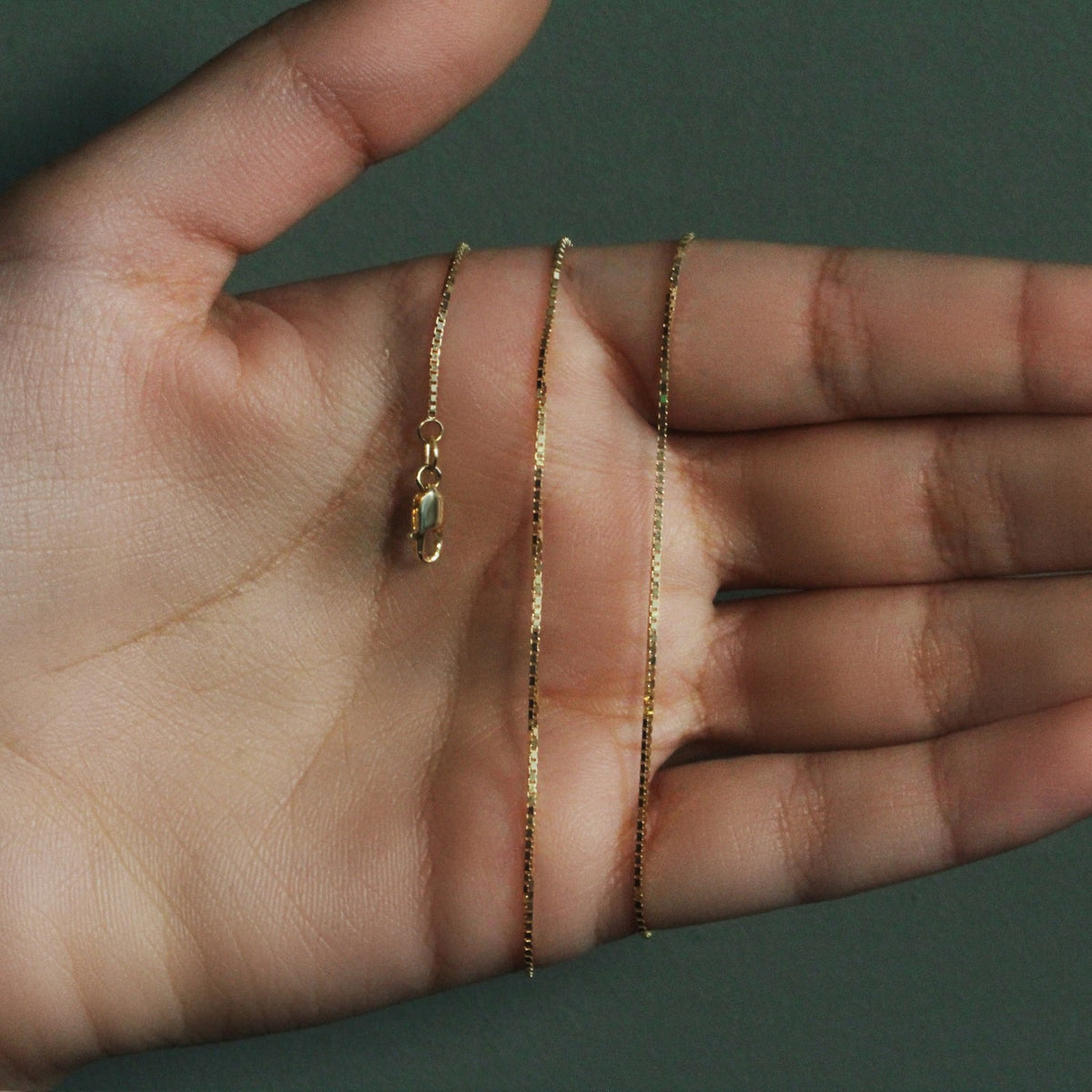 14k Classic Box Chain