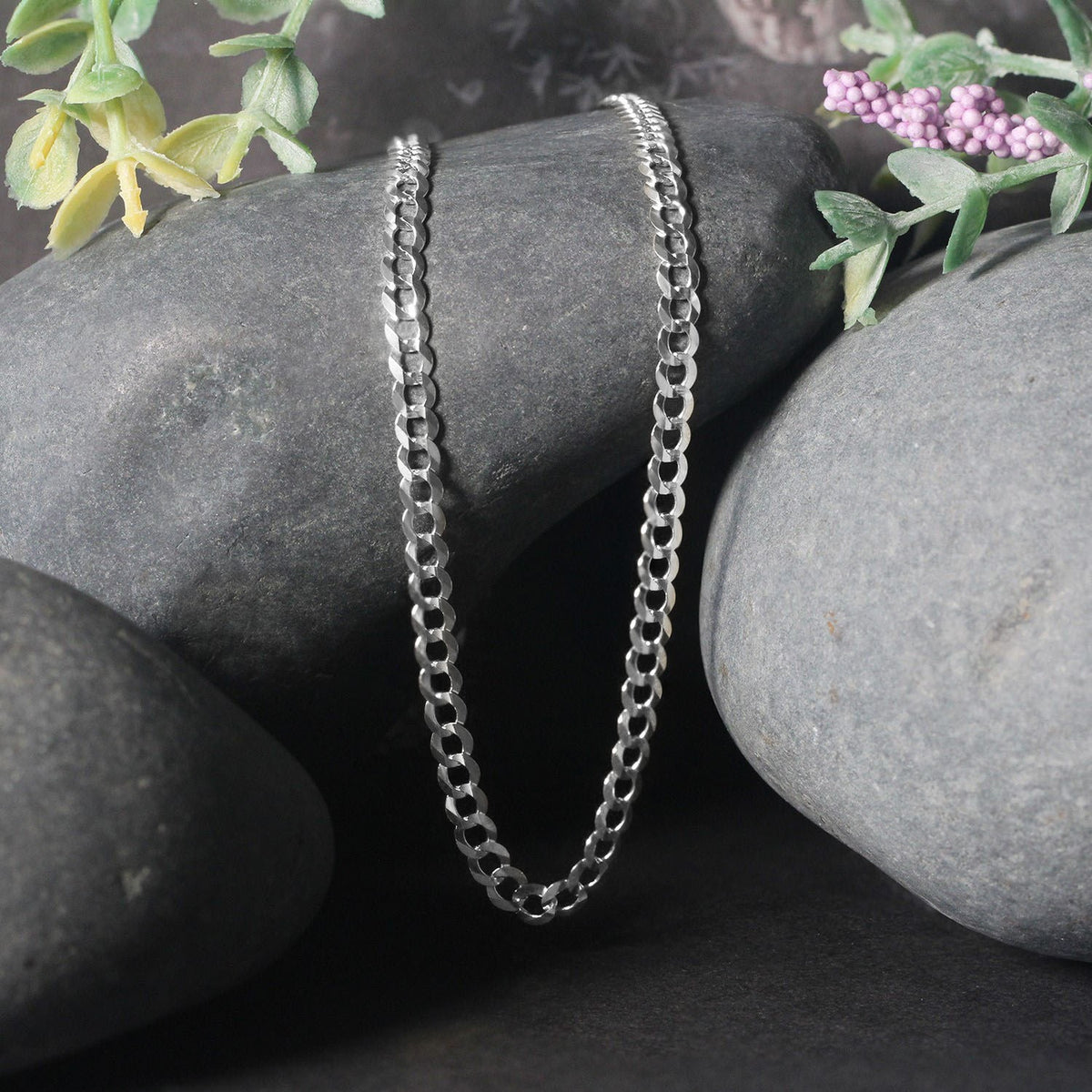 14k Solid Curb Chain