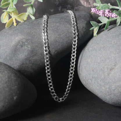 14k Solid Curb Chain