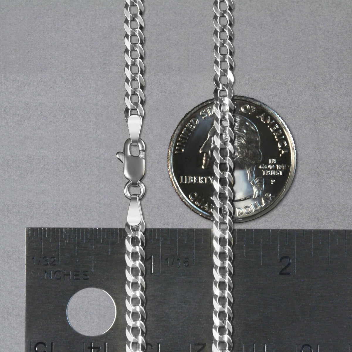 14k Solid Curb Chain