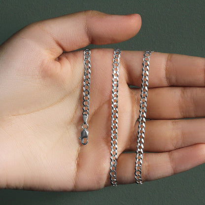 14k Solid Curb Chain