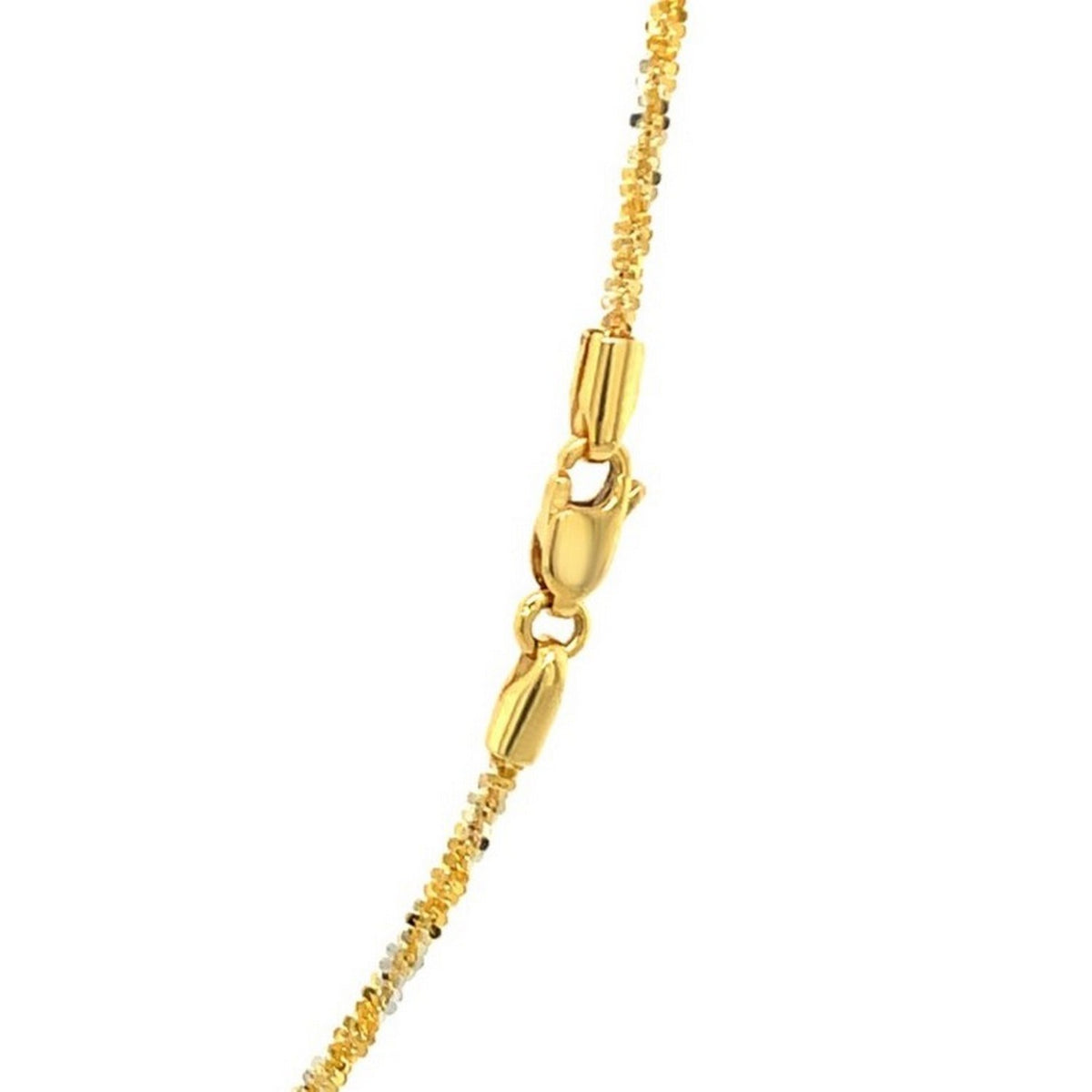 14k White and Two Tone Sparkle Chain (1.50 mm)