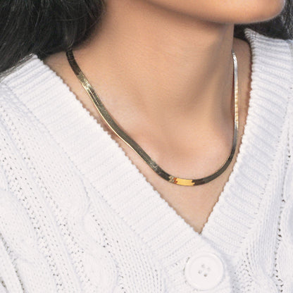 14k Yellow Gold Super Flex Herringbone Chain