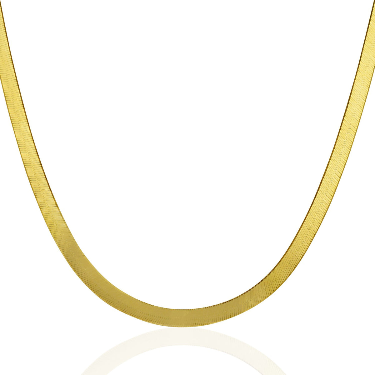 14k Yellow Gold Super Flex Herringbone Chain
