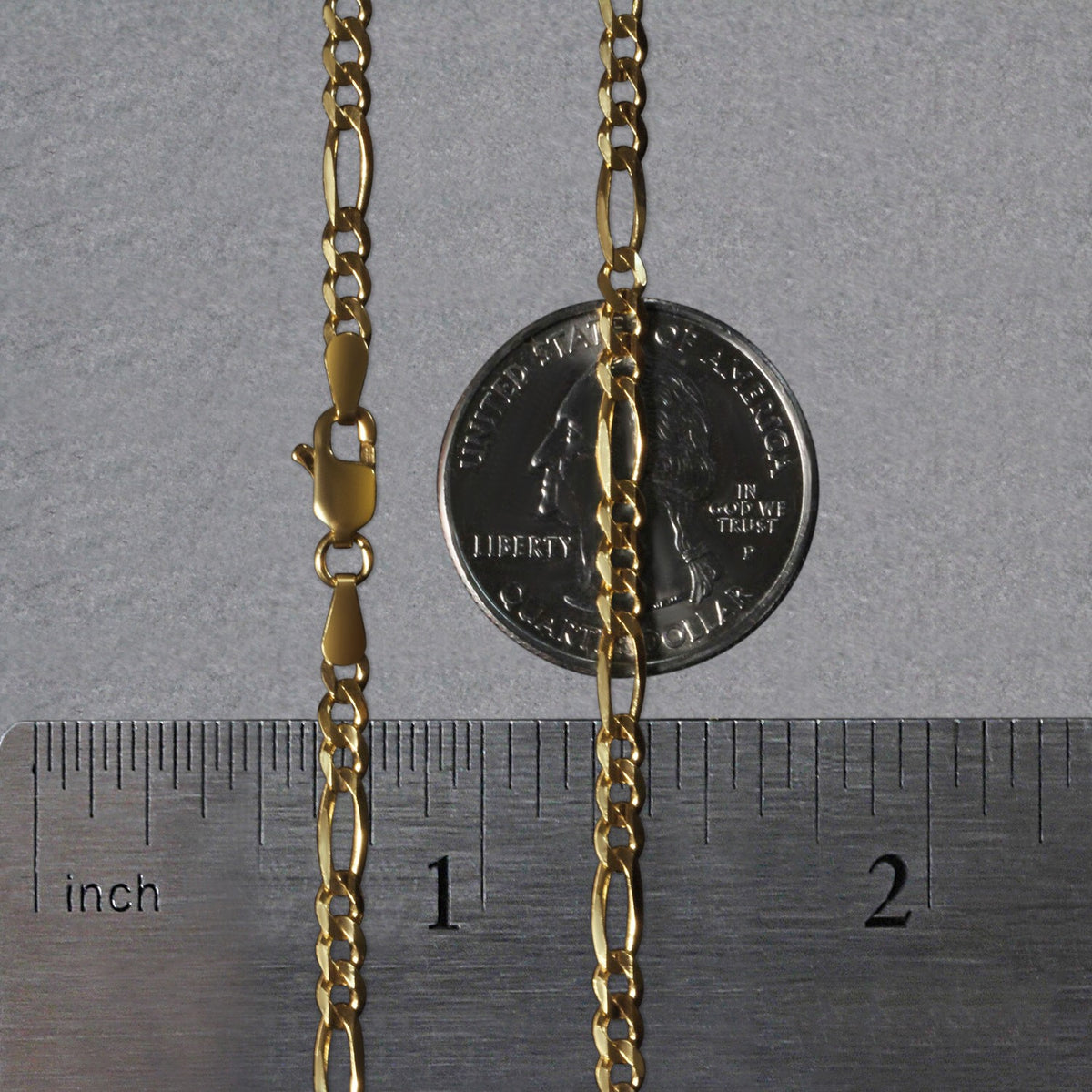 14k Solid Figaro Chain
