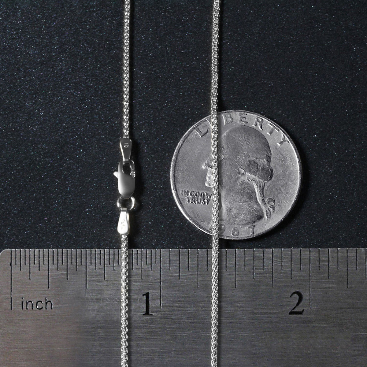 14k Round Wheat Chain