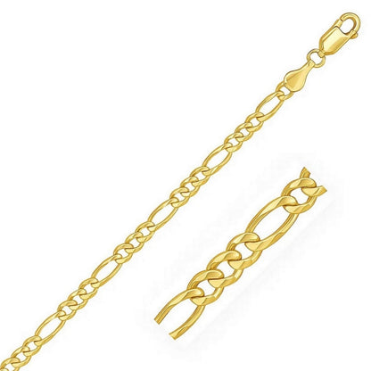 14k Solid Figaro Chain
