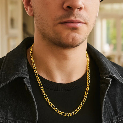 14k Solid Figaro Chain