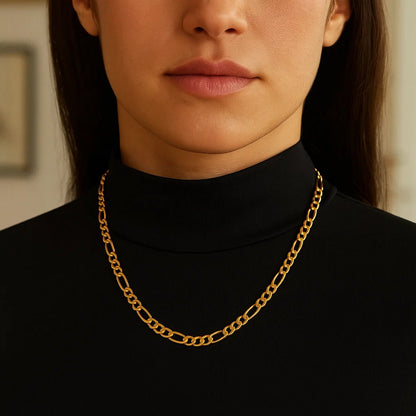 14k Solid Figaro Chain
