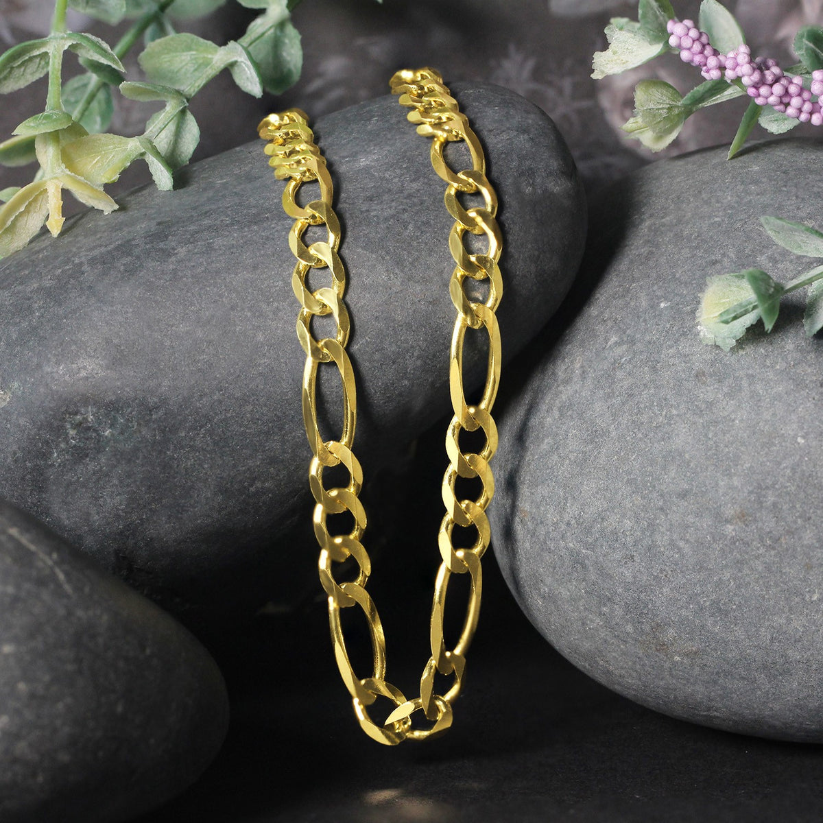 14k Solid Figaro Chain