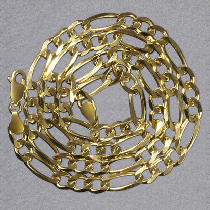 14k Solid Figaro Chain