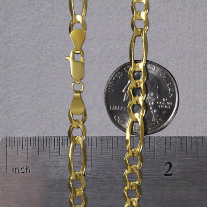 14k Solid Figaro Chain
