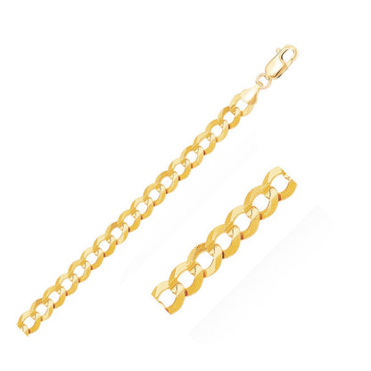 14k Solid Curb Bracelet (3.60 mm)