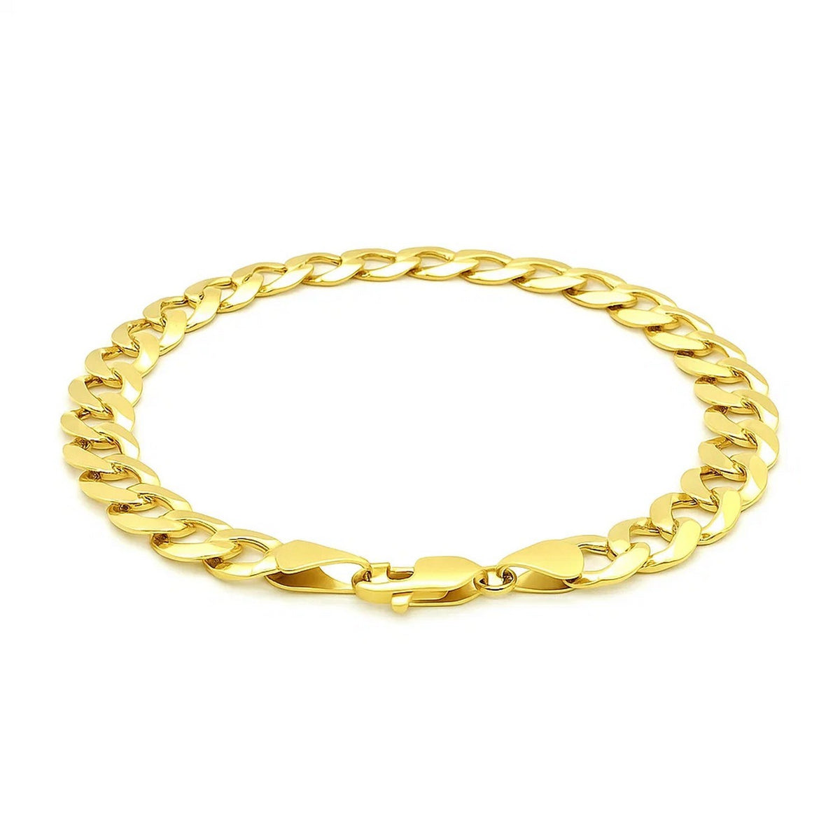 14k Solid Curb Bracelet (3.60 mm)