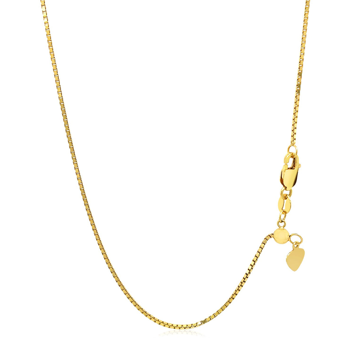 14k Adjustable Box Chain