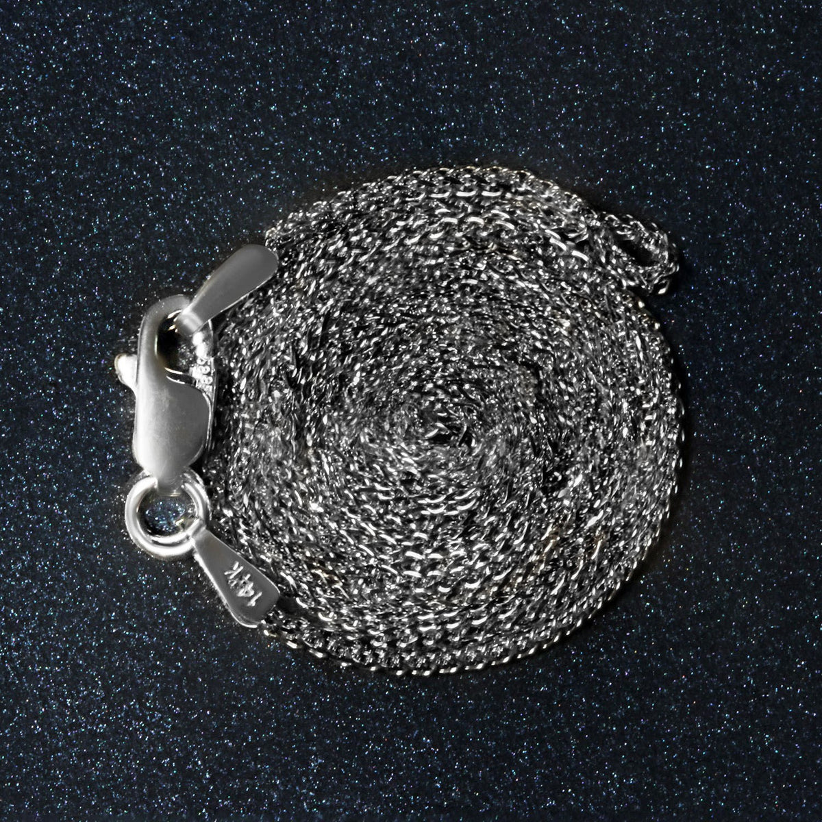14k Rose Gold Diamond Cut Round Wheat Chain