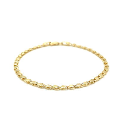 14k Heart Bracelet (3.20 mm)
