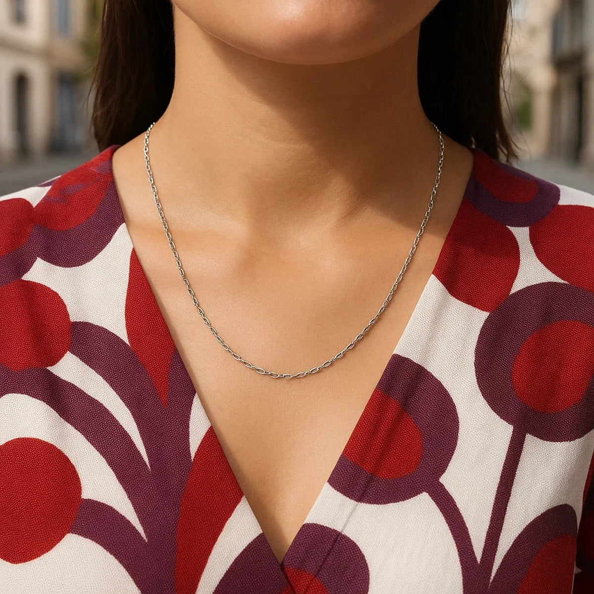 14k Oval Cable Link Chain