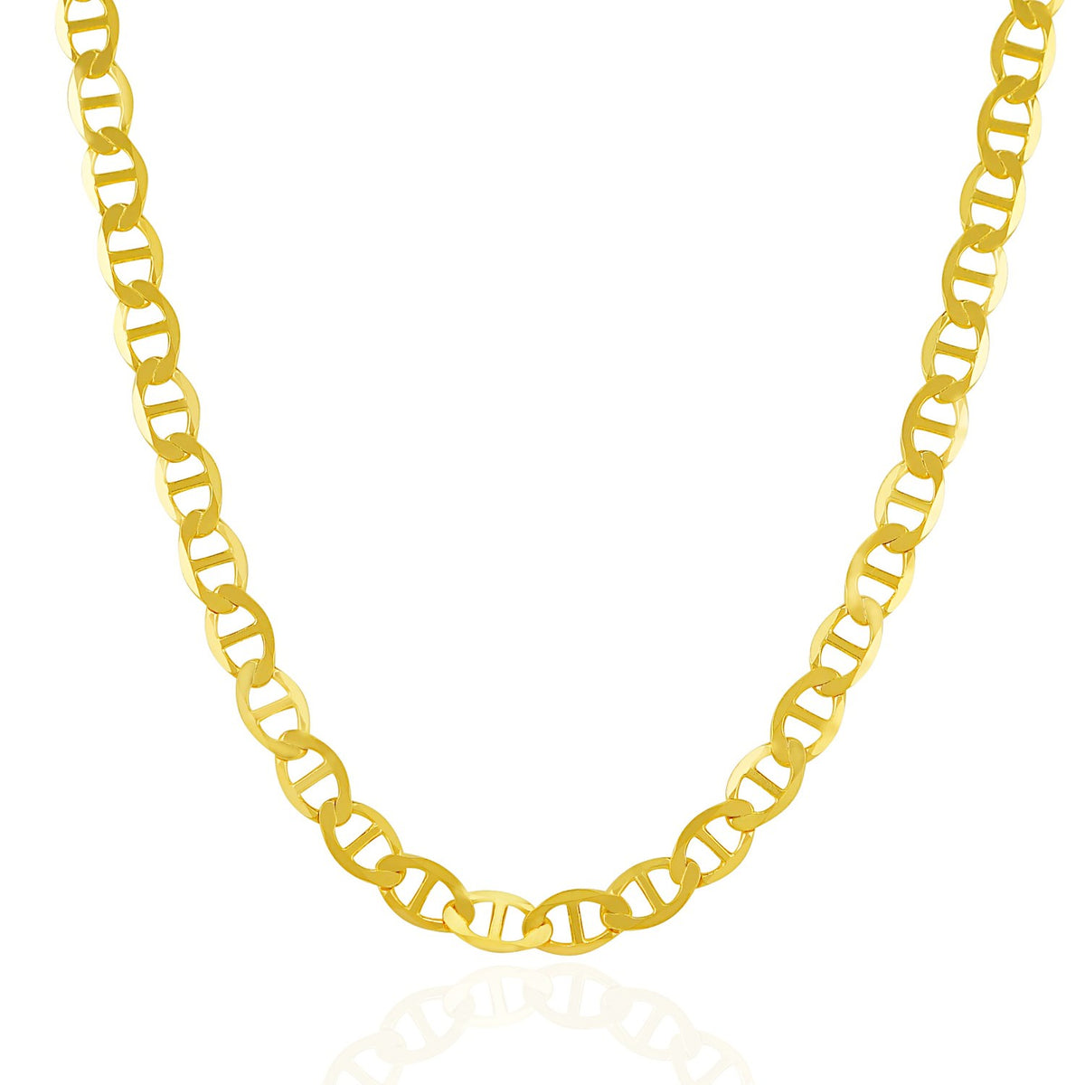 14k Yellow Gold Mariner Link Chain