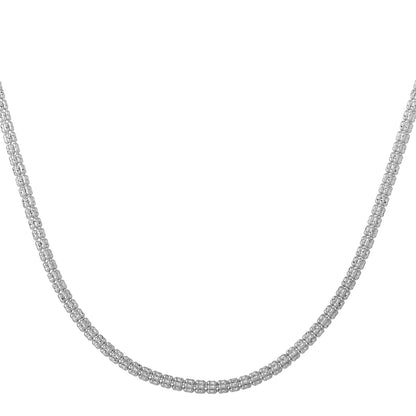 Ice Barrel Chain in 14k