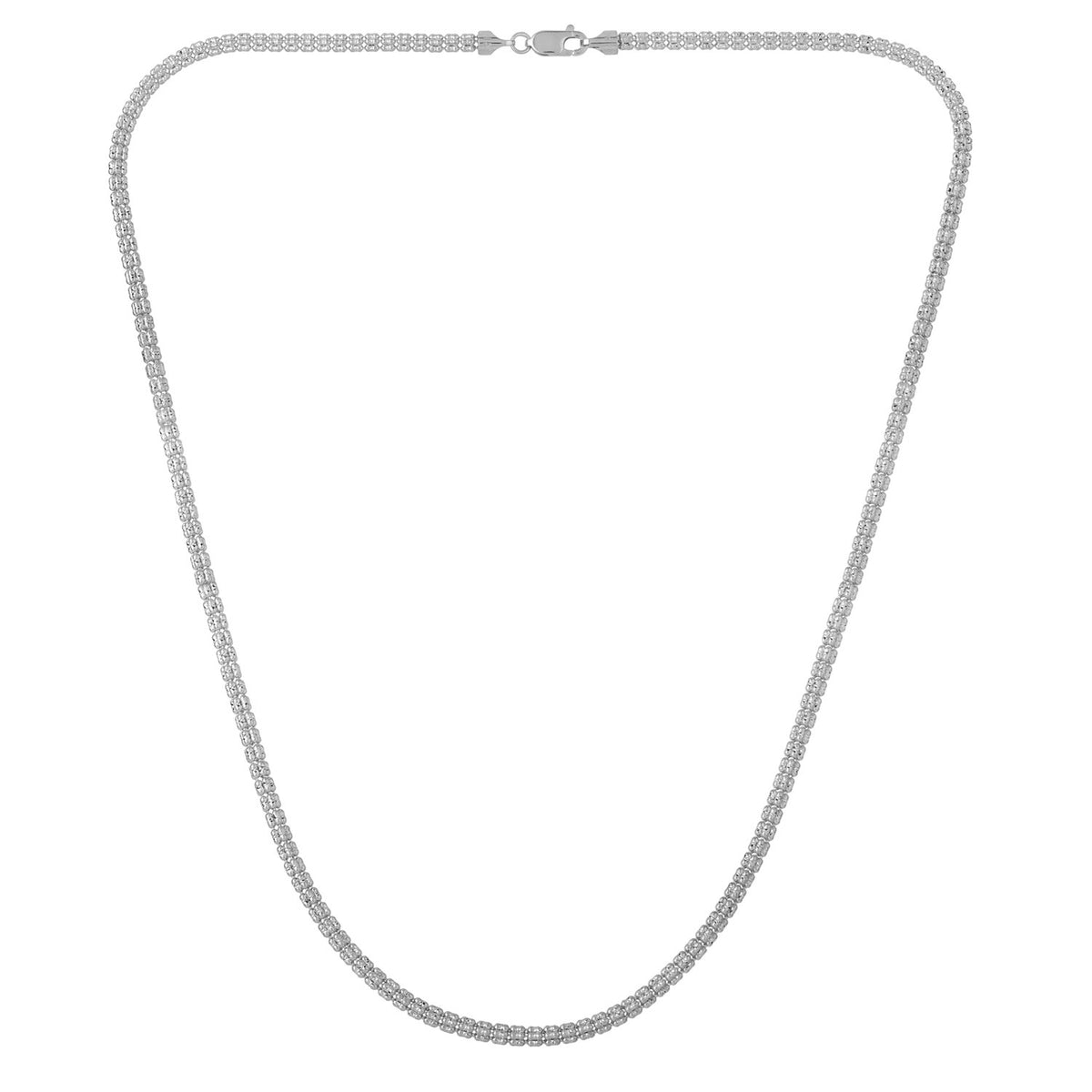 Ice Barrel Chain in 14k