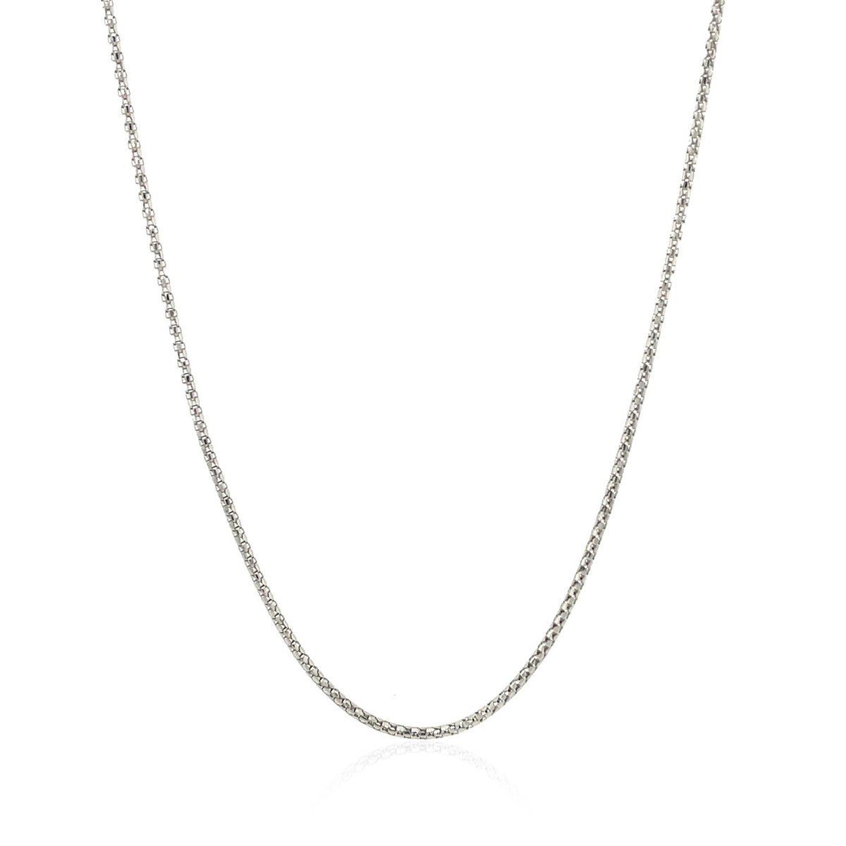 14k Rose Gold Adjustable Popcorn Chain