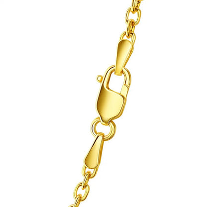 14k Diamond Cut Cable Link Chain (2.20 mm)