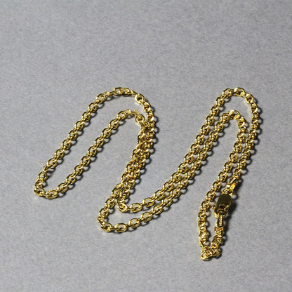 14k Diamond Cut Cable Link Chain (2.20 mm)