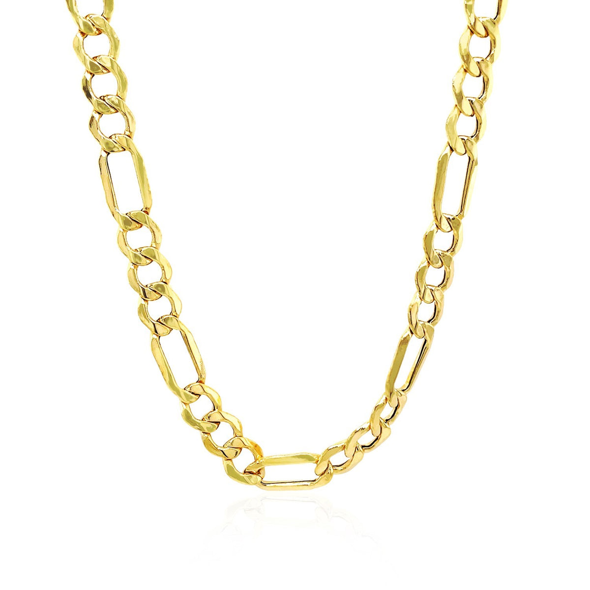 14k Yellow Gold Lite Figaro Chain