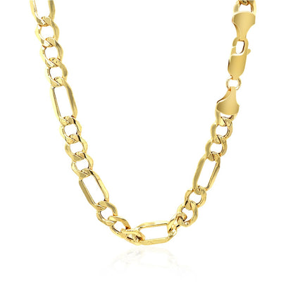 14k Yellow Gold Lite Figaro Chain