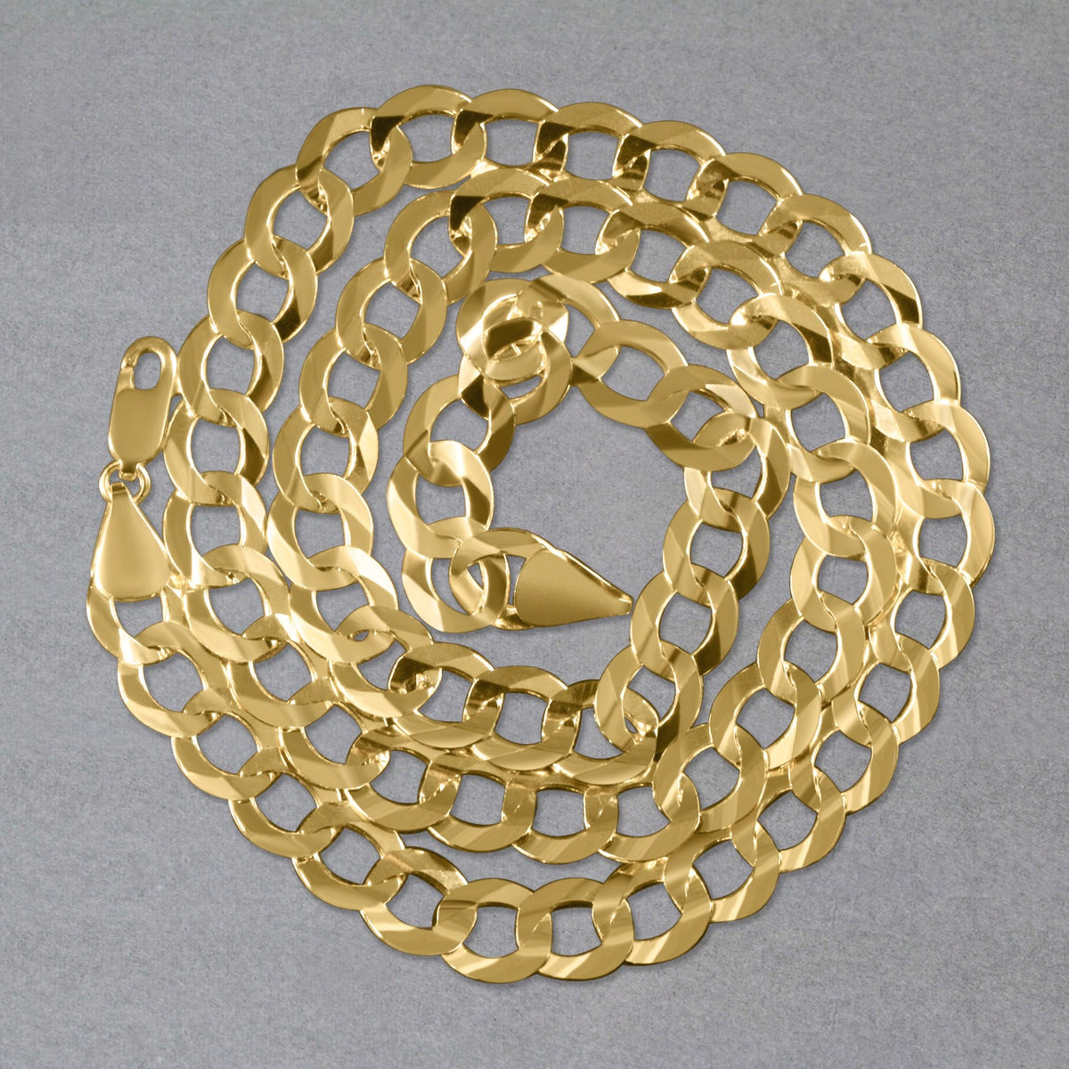 14k Solid Curb Chain
