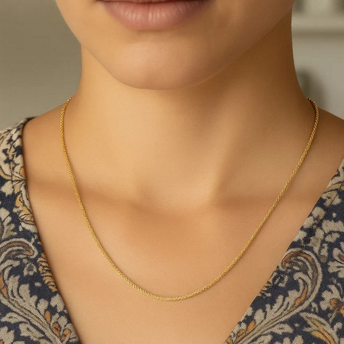14k Sparkle Chain
