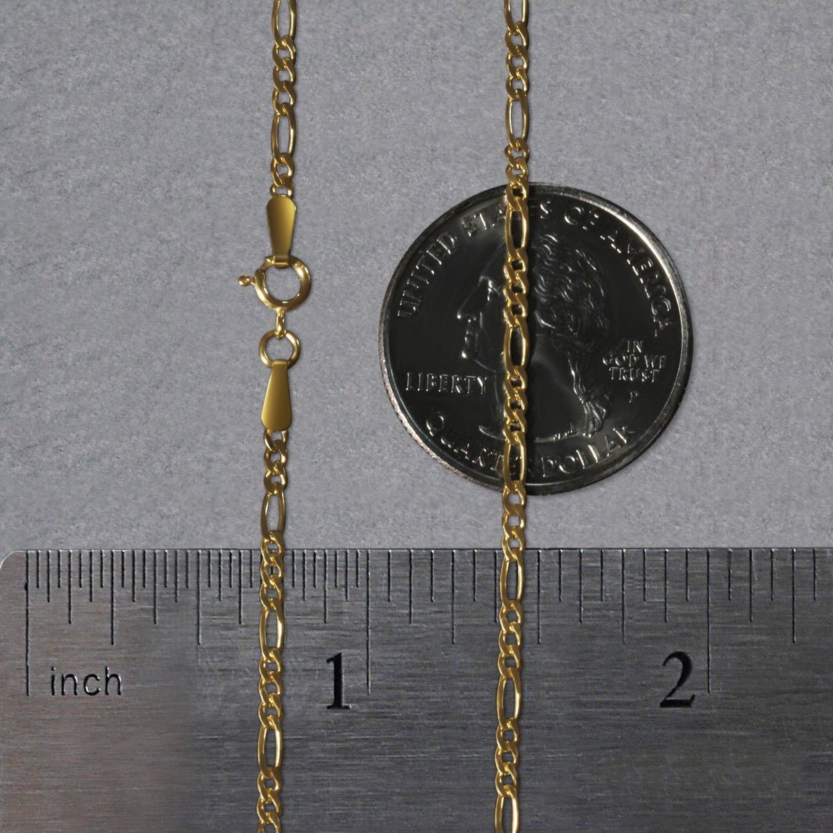 14k Solid Figaro Chain