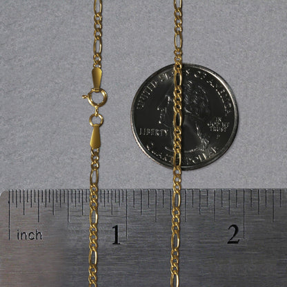 14k Solid Figaro Chain