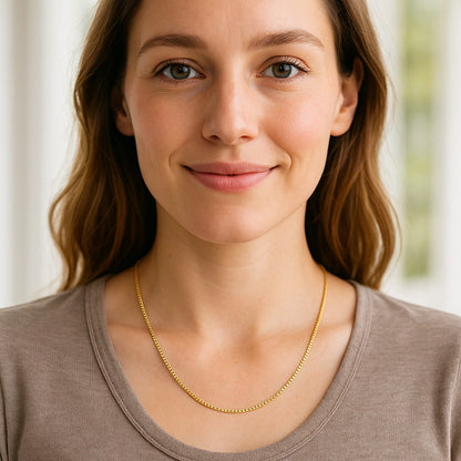 14k Classic Box Chain