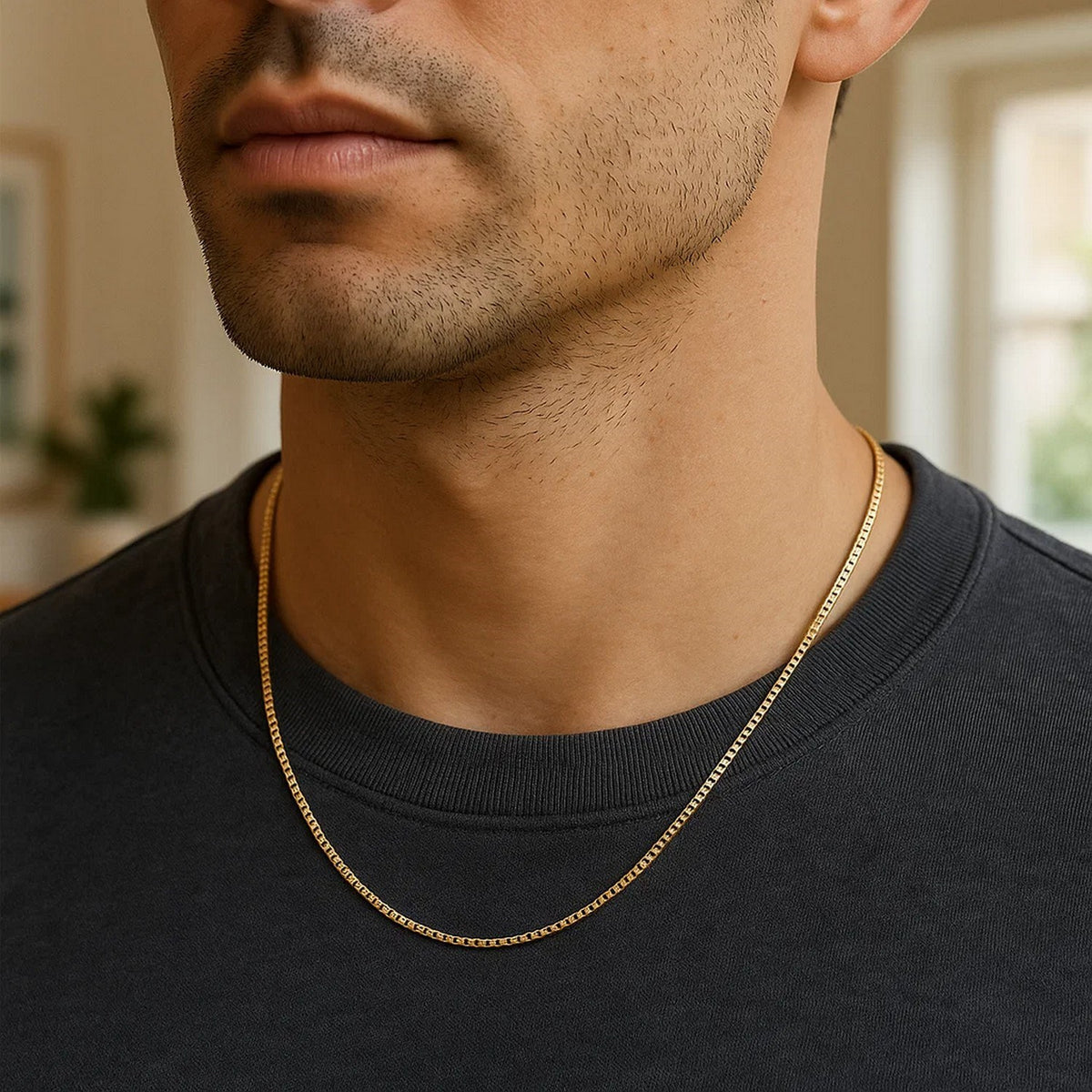 14k Classic Box Chain
