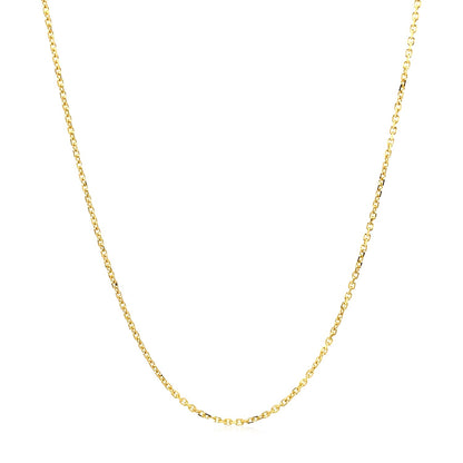 18k Cable Chain (1.10 mm)