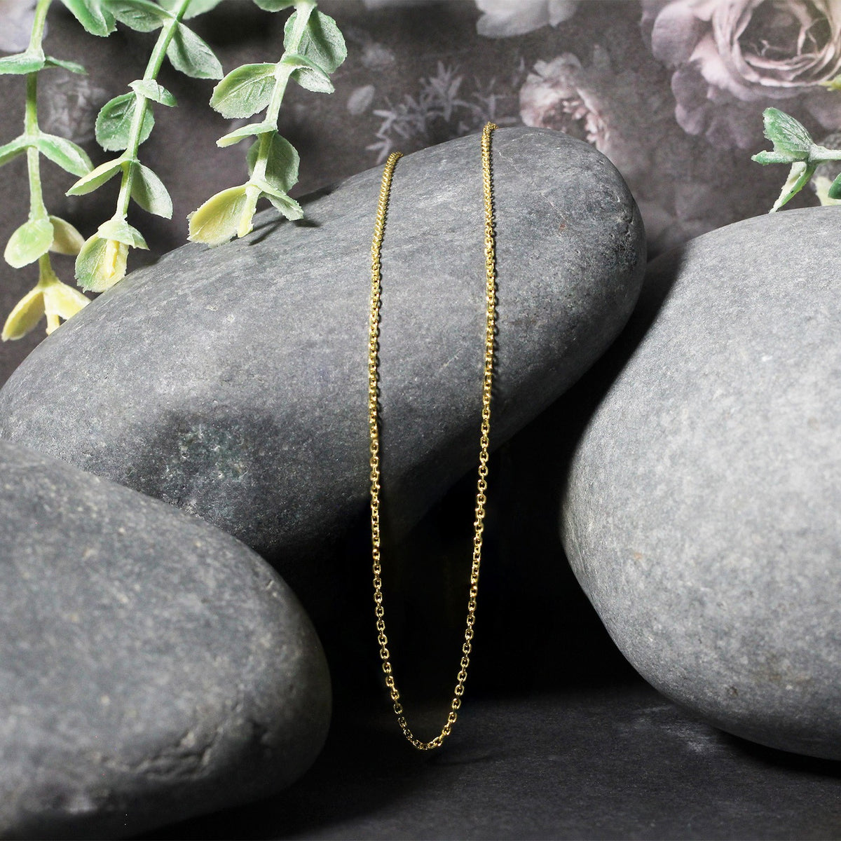 18k Cable Chain (1.10 mm)