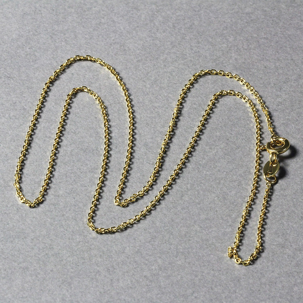 18k Cable Chain (1.10 mm)