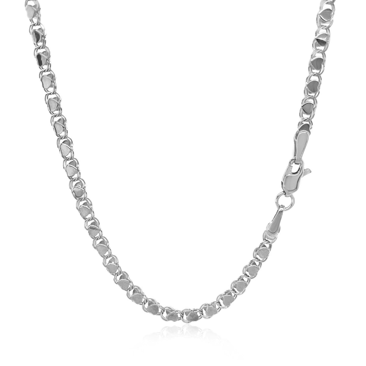 14k Yellow Gold Heart Chain