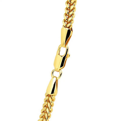14k Yellow Gold Light Weight Wheat Chain
