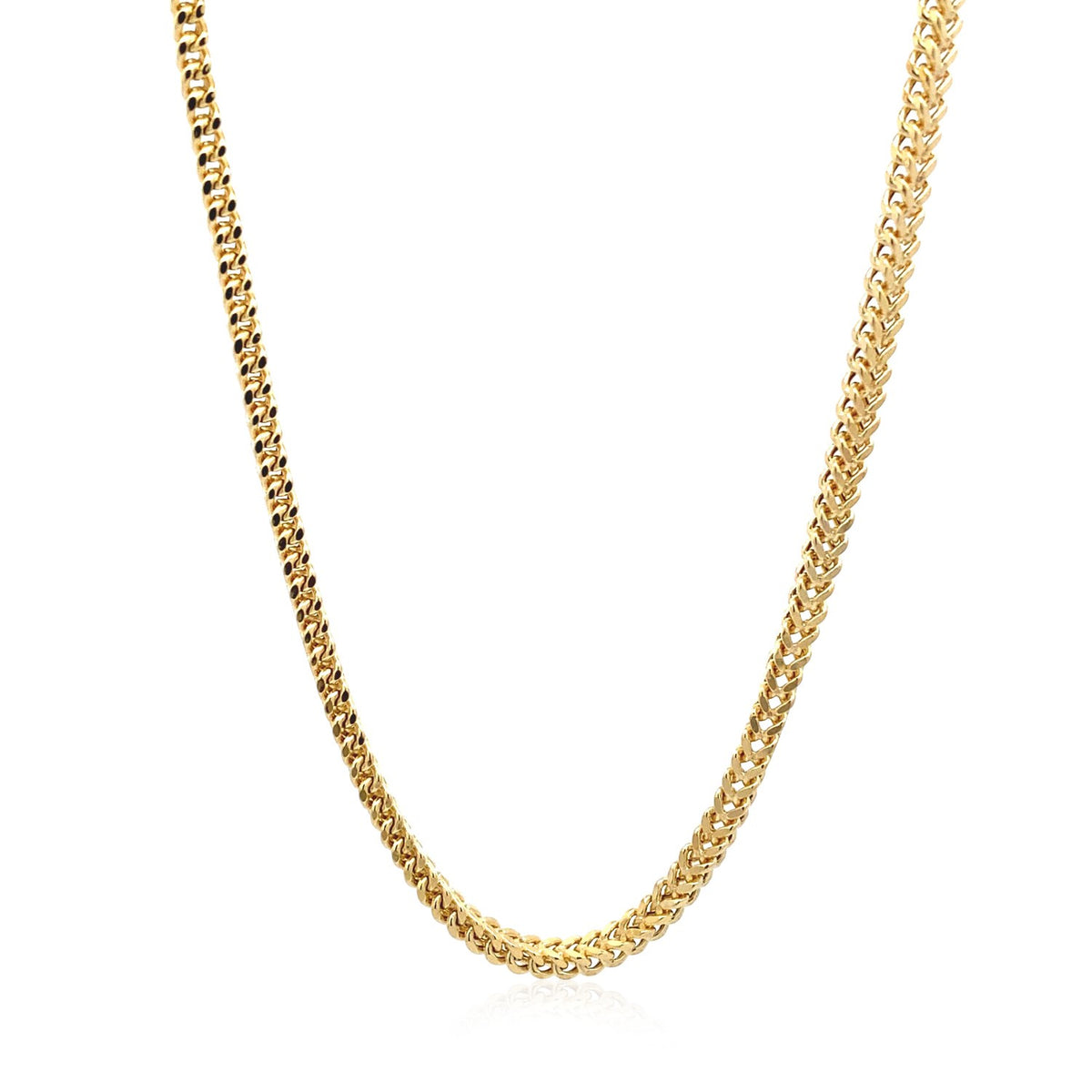 14k Yellow Gold Light Weight Wheat Chain