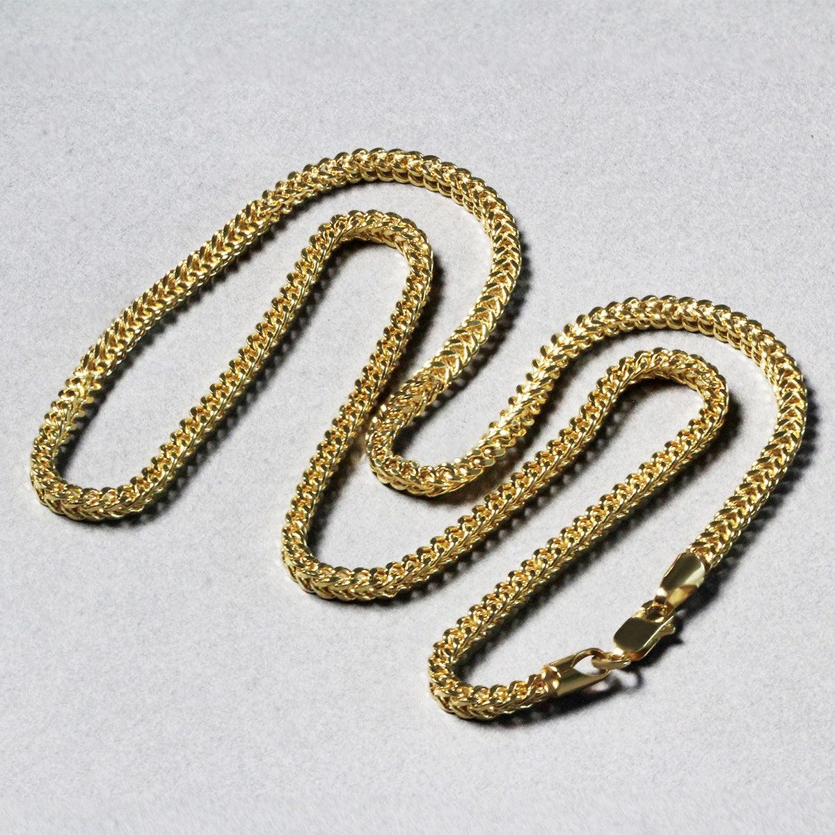 14k Yellow Gold Light Weight Wheat Chain